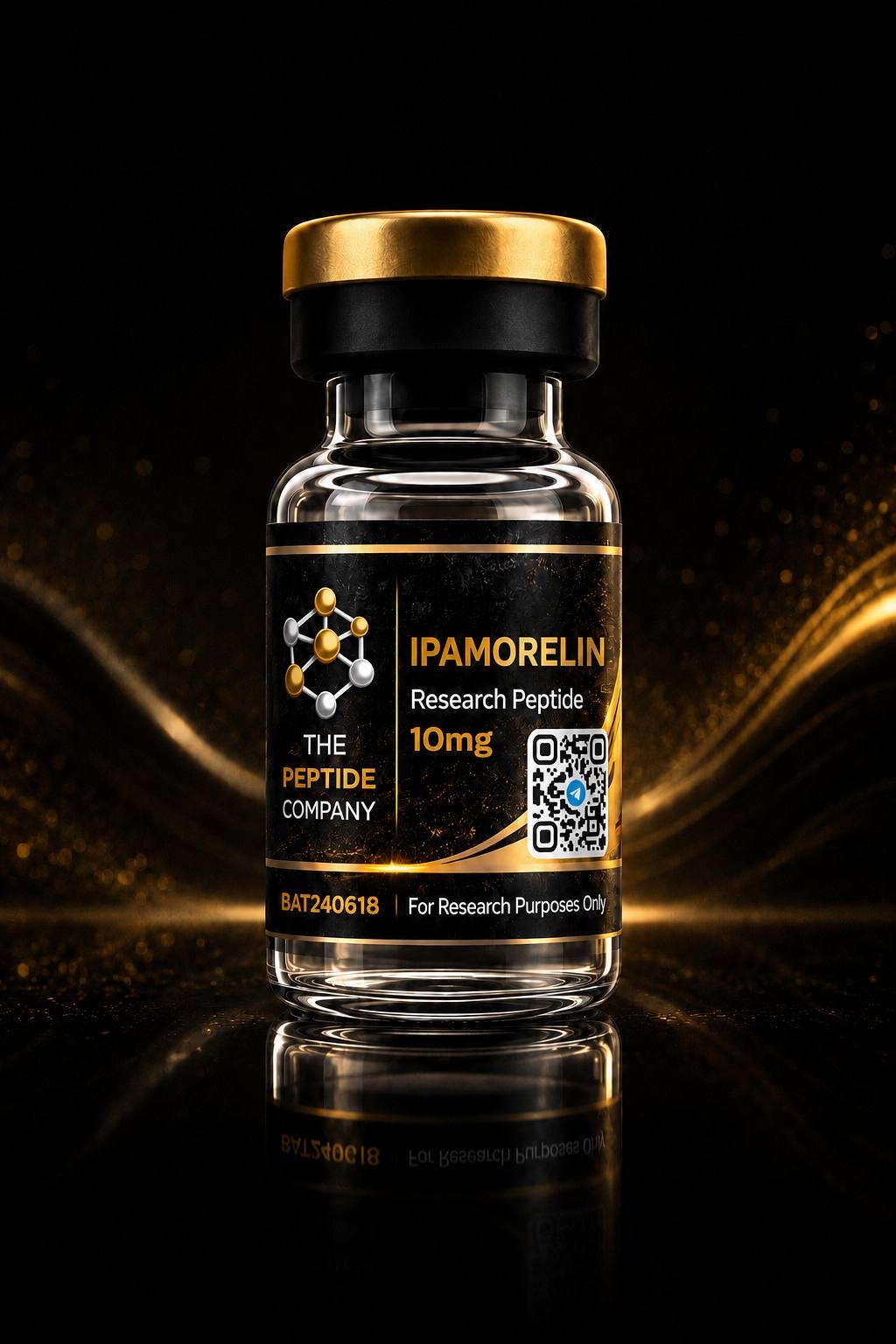 Ipamorelin 10mg research vial