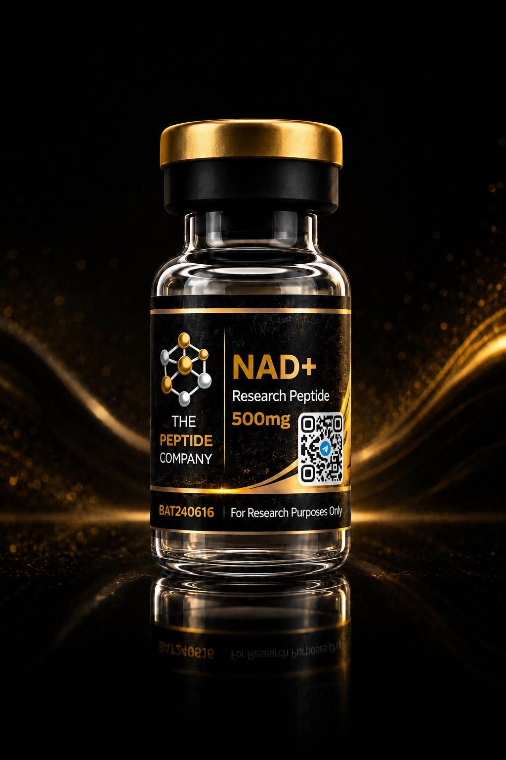 NAD+ 500mg research vial